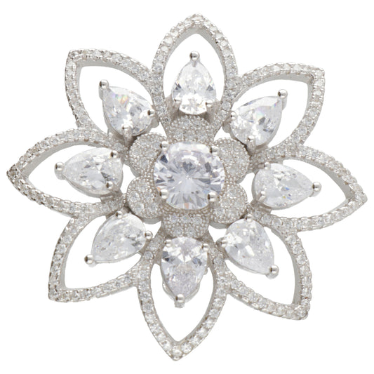 SPILLA FIORE ZIRCONI