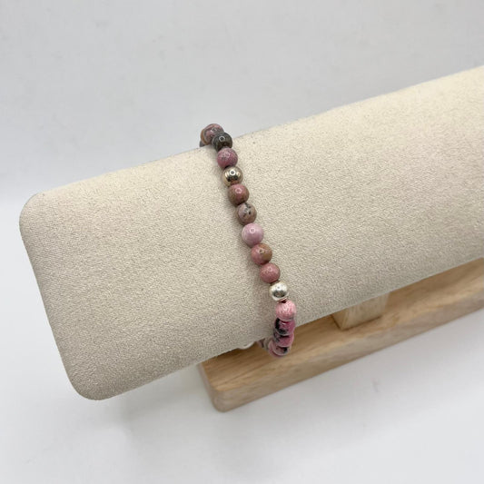 BR ELASTICO PALLINE ROSA