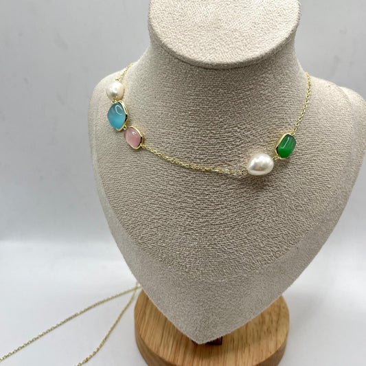 CL LUNGA  PIETRE NATURALI E PERLE