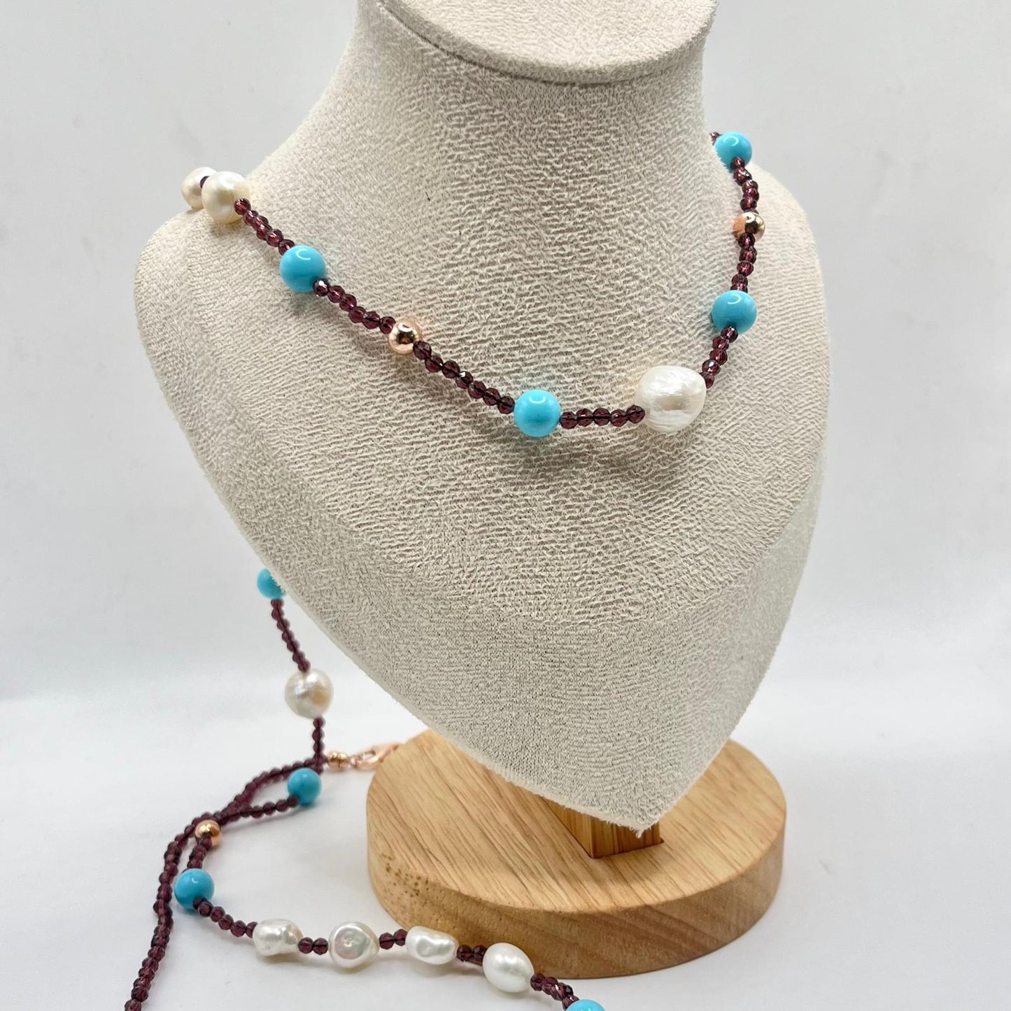 CL LUNGA STONE PERLINE E PERLE