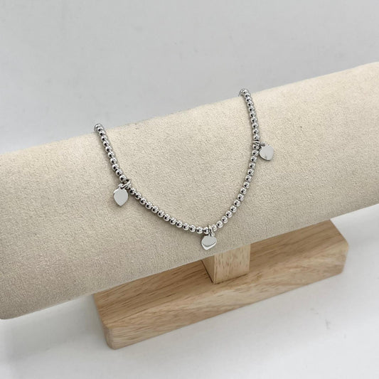 BR TYF TRE CUORI PALLINE 3 MM