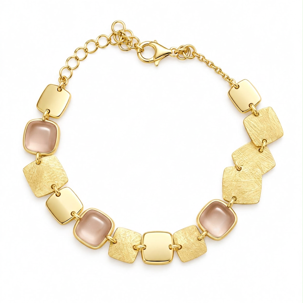 Bracciale con pietre nude